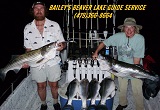 Striper fishing guide service